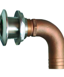 GROCO 2" 90 Degree Hose Thru-Hull Fitting