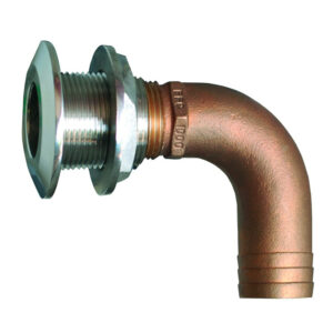 GROCO 2" 90 Degree Hose Thru-Hull Fitting 6 75393XL