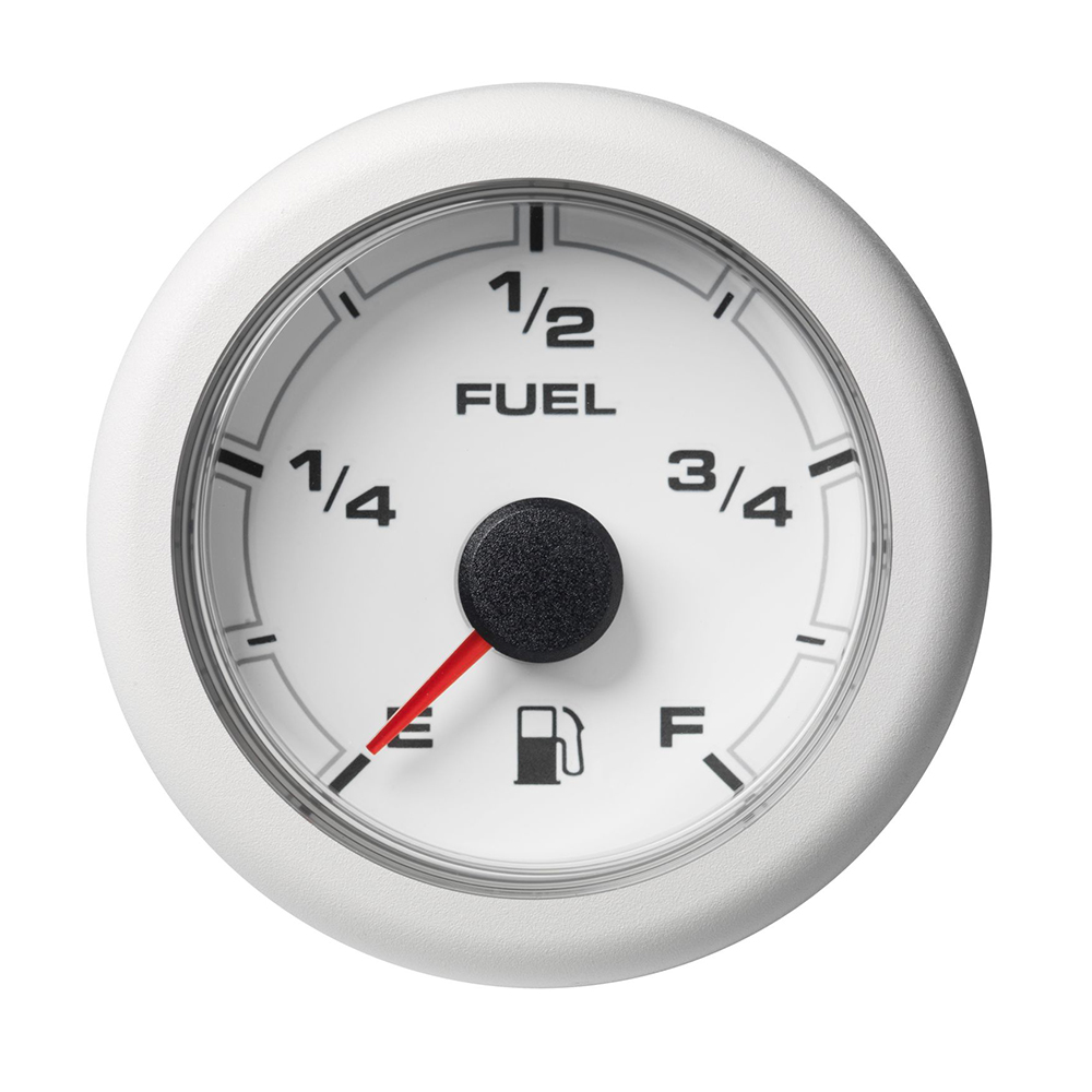 Veratron 52MM (2-1/16") OceanLink Fuel Level Gauge - White Dial & Bezel 6 76334XL