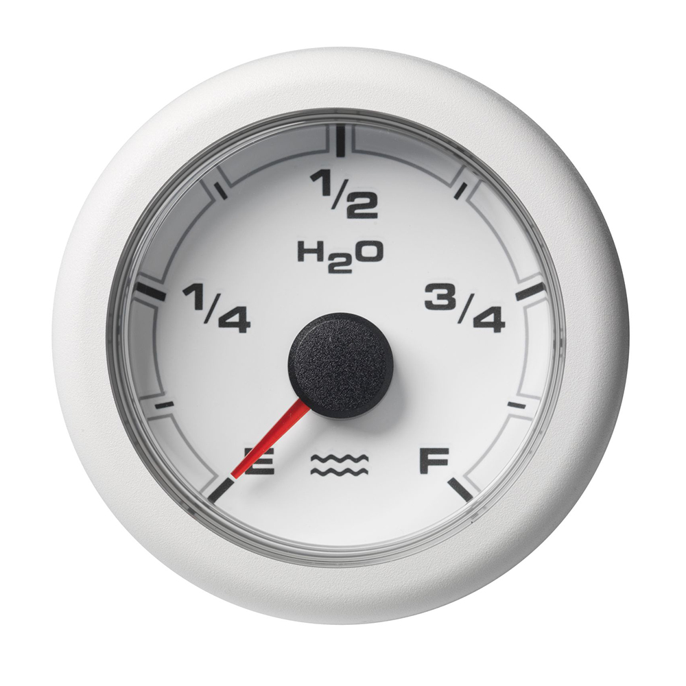 Veratron 52MM (2-1/16") OceanLink Fresh Water Empty Gauge - White Dial & Bezel 6 76336XL