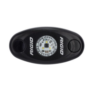 RIGID Industries A-Series Black High Power LED Light Single - Red 8 76522XL