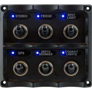 Sea-Dog Water Resistant Toggle Switch Panel 7 77908XL