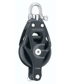 Harken 60mm Single Aluminum Element Block w/Swivel & Becket
