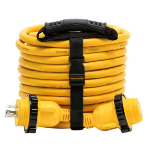 Camco 30 Amp Power Grip Marine Extension Cord - 50' M-Locking/F-Locking Adapter 6 80748XL