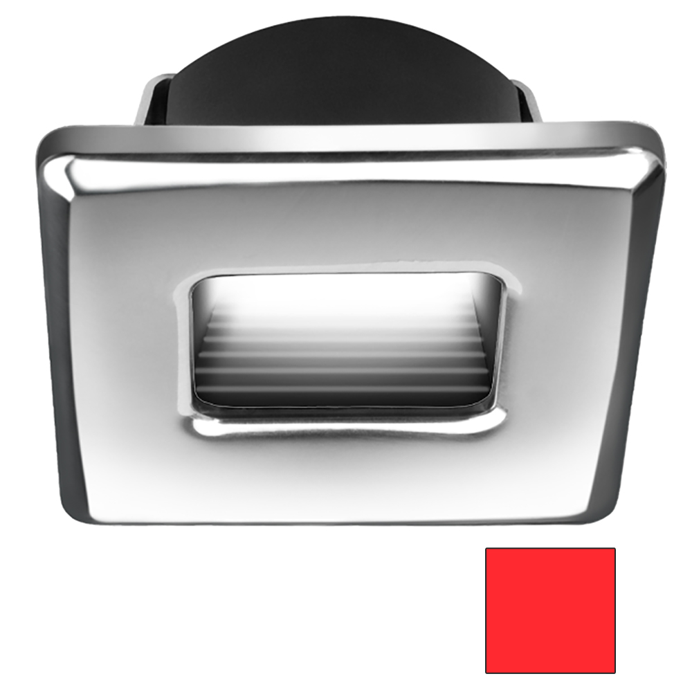 i2Systems Ember E1150Z Snap-In - Polished Chrome - Square - Red Light 6 81323XL