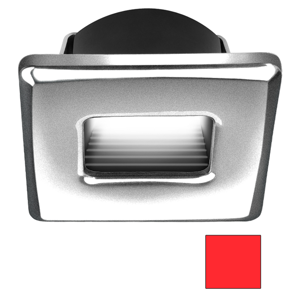 i2Systems Ember E1150Z Snap-In - Brushed Nickel - Square - Red Light 6 81338XL