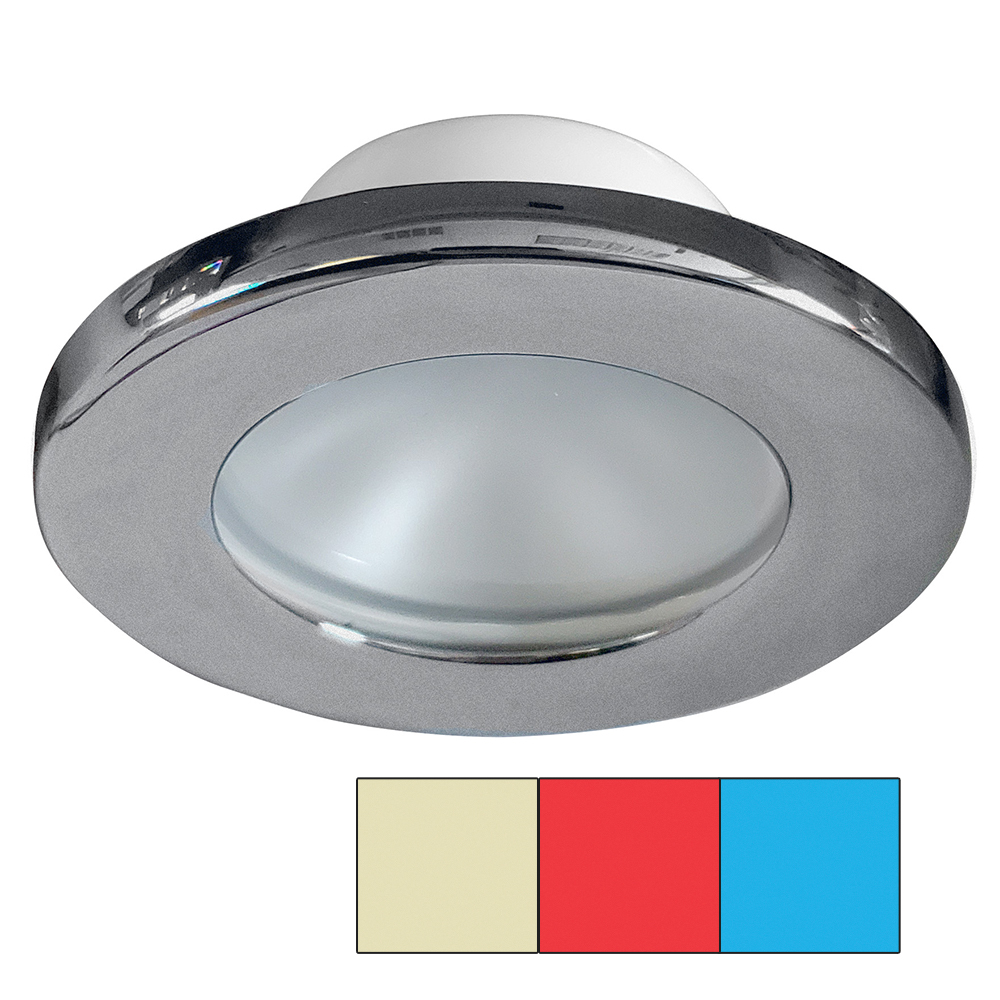 i2Systems Apeiron A3120 Screw Mount Light - Red, Warm White & Blue - Brushed Nickel 6 81369XL