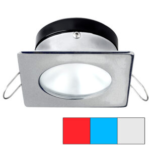 i2Systems Apeiron A1120 Spring Mount Light - Square/Round - Red, Cool White & Blue - Brushed Nickel 6 81409XL