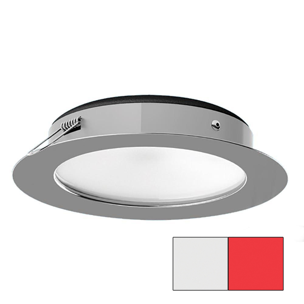 i2Systems Apeiron Pro XL A526 - 6W Spring Mount Light - Cool White/Red - Polished Chrome Finish 6 81738XL