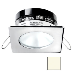 i2Systems Apeiron A503 3W Spring Mount Light - Square/Round - Neutral White - Polished Chrome Finish 6 82103XL