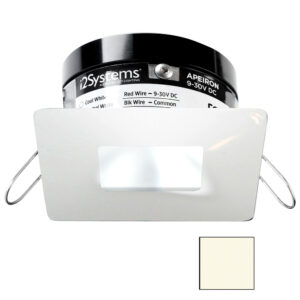 i2Systems Apeiron PRO A503 - 3W Spring Mount Light - Square/Square - Neutral White - White Finish 6 82249XL