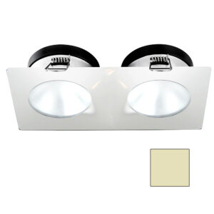 i2Systems Apeiron A1110Z - 4.5W Spring Mount Light - Double Round - Warm White - White Finish 6 82304XL