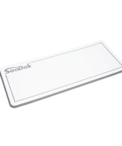 SeaDek Small Helm Pad - White/Storm Grey w/SeaDek Logo