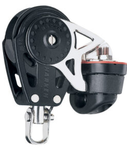 Harken 40mm Carbo Single Ratchet Block w/Swivel Becket & Cam Cleat