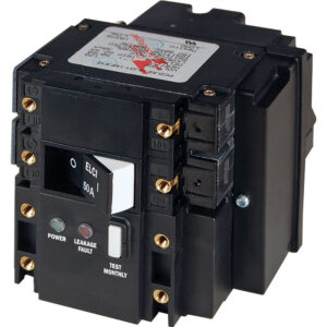 Blue Sea C-Series ELCI Main Circuit Breaker - Double Pole 120V AC 50A 6 85023XL