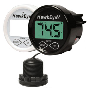 Hawkeye DepthTrax In-Dash Digital Depth & Temp Gauge - Thru-Hull 6 85613XL