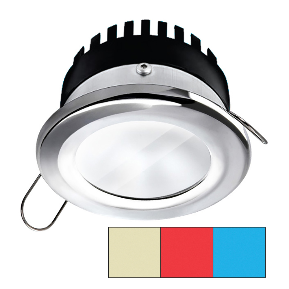i2Systems Apeiron™ Pro A503 - 3W - Round - Cool White/Red/Blue - Round - Off White Finish 4 85869XL