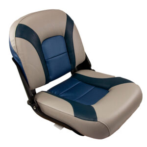 Springfield Skipper Premium LB Folding Seat - Blue/Grey 7 85963XL
