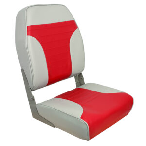 Springfield High Back Multi-Color Folding Seat - Red/Grey 7 85969XL