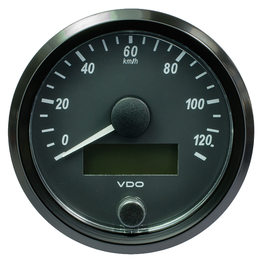VDO SingleViu 80mm (3-1/8") Speedometer - 120 KM/H 7 86125XL