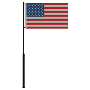 Mate Series Flag Pole - 72" w/USA Flag 6 87291XL