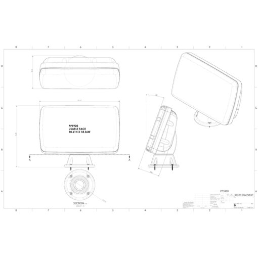 NavPod PowerPod Pre-Cut f/Simrad NSS16 evo3 & B&G Zeus3 16 - Image 2