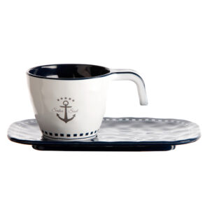 Marine Business Melamine Espresso Cup & Plate Set - SAILOR SOUL - Set of 6 6 89639XL