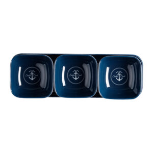 Marine Business Melamine Snack Set - SAILOR SOUL - Set of 4 6 89643XL