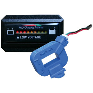 Dual Pro Lithium Battery Gauge - Single - Rectangle Horizontal Display 6 89827XL