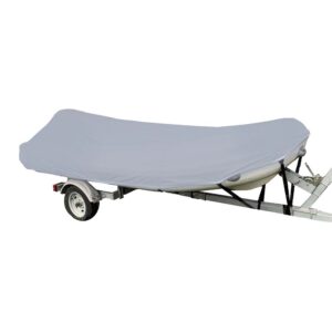 Carver Poly-Flex II Styled-to-Fit Boat Cover f/12.5' Blunt Nose Inflatable Boats - Grey 6 91181XL