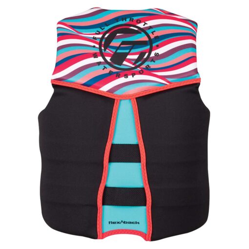 Full Throttle Women's Rapid-Dry Flex-Back Life Jacket - Women's XL - Pink/Black - Image 2