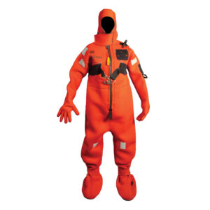Mustang Neoprene Cold Water Immersion Suit w/Harness - Red - Adult Small 7 93004XL