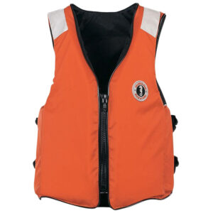 Mustang Classic Industrial Flotation Vest w/SOLAS Tape - Orange - XL 6 93257XL