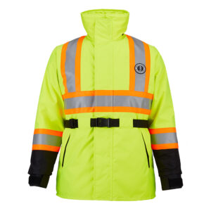 Mustang Classic Flotation Coat - Fluorescent Yellow/Green/Black - XXL 9 93297XL
