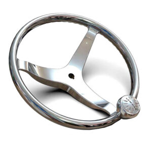 Lewmar 3 Spoke 13.5" Steering Wheel w/Power-Grip Knob 6 94320XL