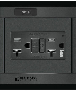 Blue Sea 1499 - 360 Panel - 120V AC GFCI Dual Outlet