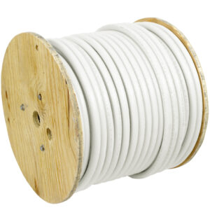 Pacer White 6 AWG Battery Cable - 250' 6 94870XL