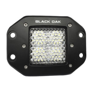 Black Oak 2" Flush Mount LED Pod Light - Diffused Optics - Black Housing - Pro Series 3.0 6 95880XL