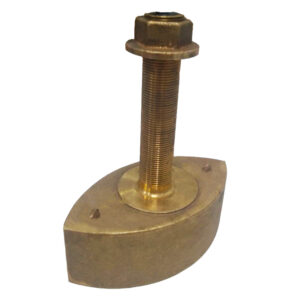 Echonautics Bronze Stem Thru-Hull High-Frequency CHIRP Transducer - 600W & 130 - 210kHz 6 97608XL