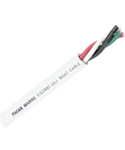 Pacer Round 4 Conductor Cable - 250' - 16/4 AWG - Black, Green, Red & White