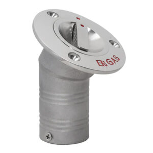 Whitecap Gas Deck Fill w/Vent - 30 Degree Angle - Fits 1-1/2" Hose 6 98769XL