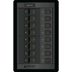 Blue Sea 230 Volt AC 8 Position 360 Panel 6 99406XL