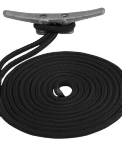 Sea-Dog Double Braided Nylon Dock Line - 3/4" x 30' - Black