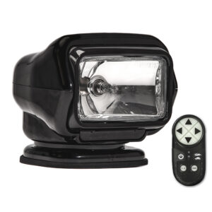 Golight Stryker ST Series Permanent Mount Black Halogen w/Wireless Handheld Remote 6 81348XL