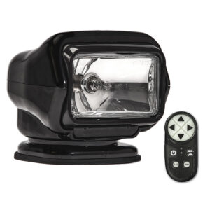 Golight Stryker ST Series Portable Magnetic Base Black Halogen w/Wireless Handheld Remote 6 81351XL