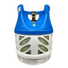 Viking Cylinders 11lb Vertical Fiberglass Composite LPG Cylinder w/Type 1 Valve - OPD, DOT, TC Approved