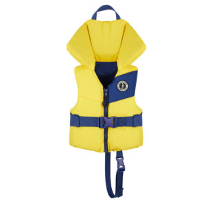 Mustang Lil' Legends Infant Foam Vest - Yellow/Navy 8 107279XL
