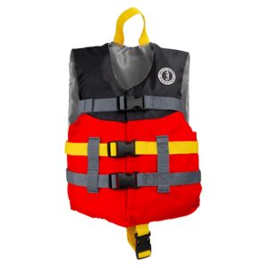 Mustang Child Livery Foam Vest - Red/Black 6 107288XL
