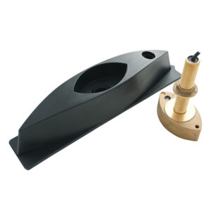 Echonautics Bronze Stem Thru-Hull CW Dual-Frequency Transducer w/Fairing Block - 600W, 50/200 kHz 6 107819XL