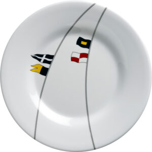 Marine Business Melamine Round Dessert Plate - REGATA - 7" Set of 6 8 89592XL